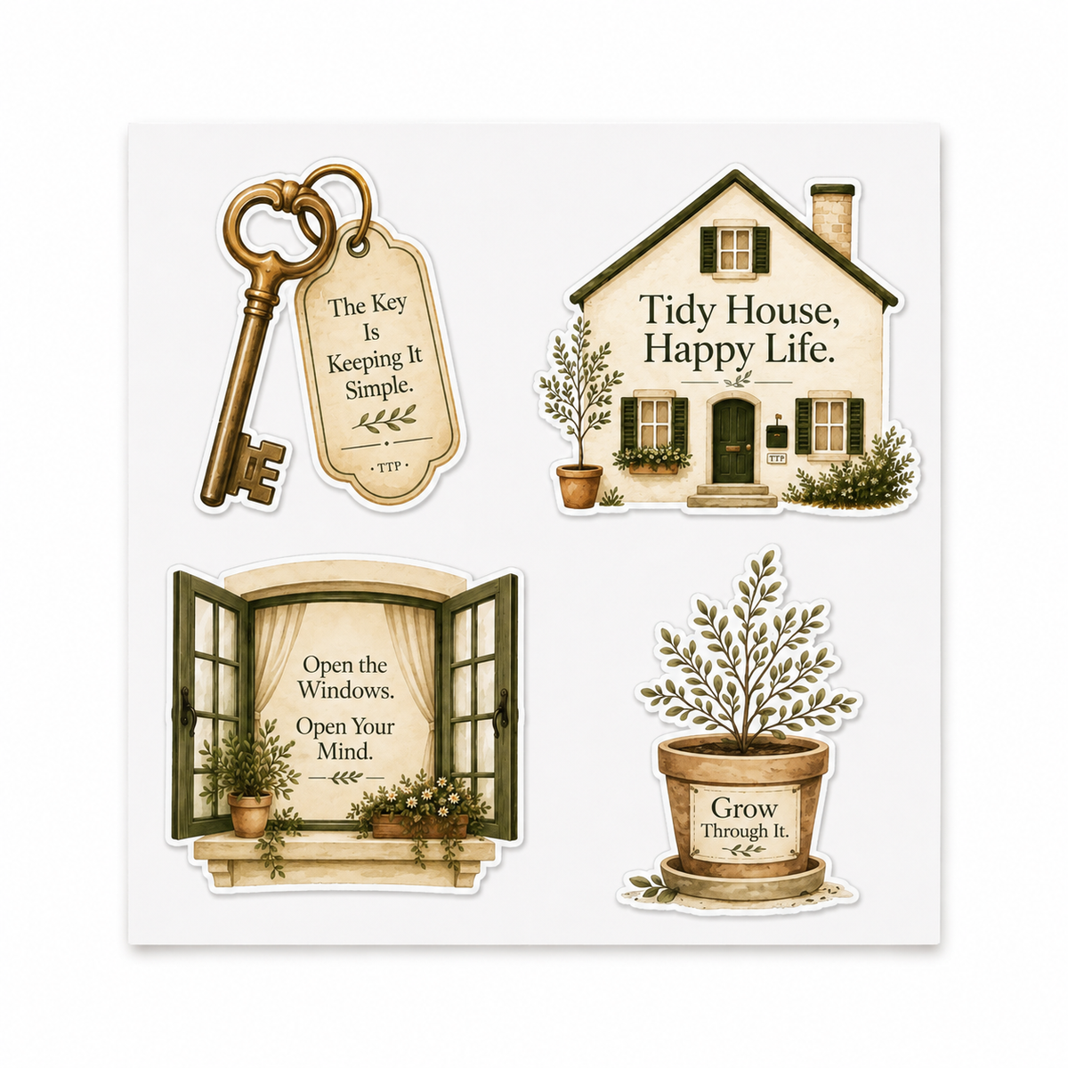 The Tidy Little Things Sticker Sheet — Vol. 01